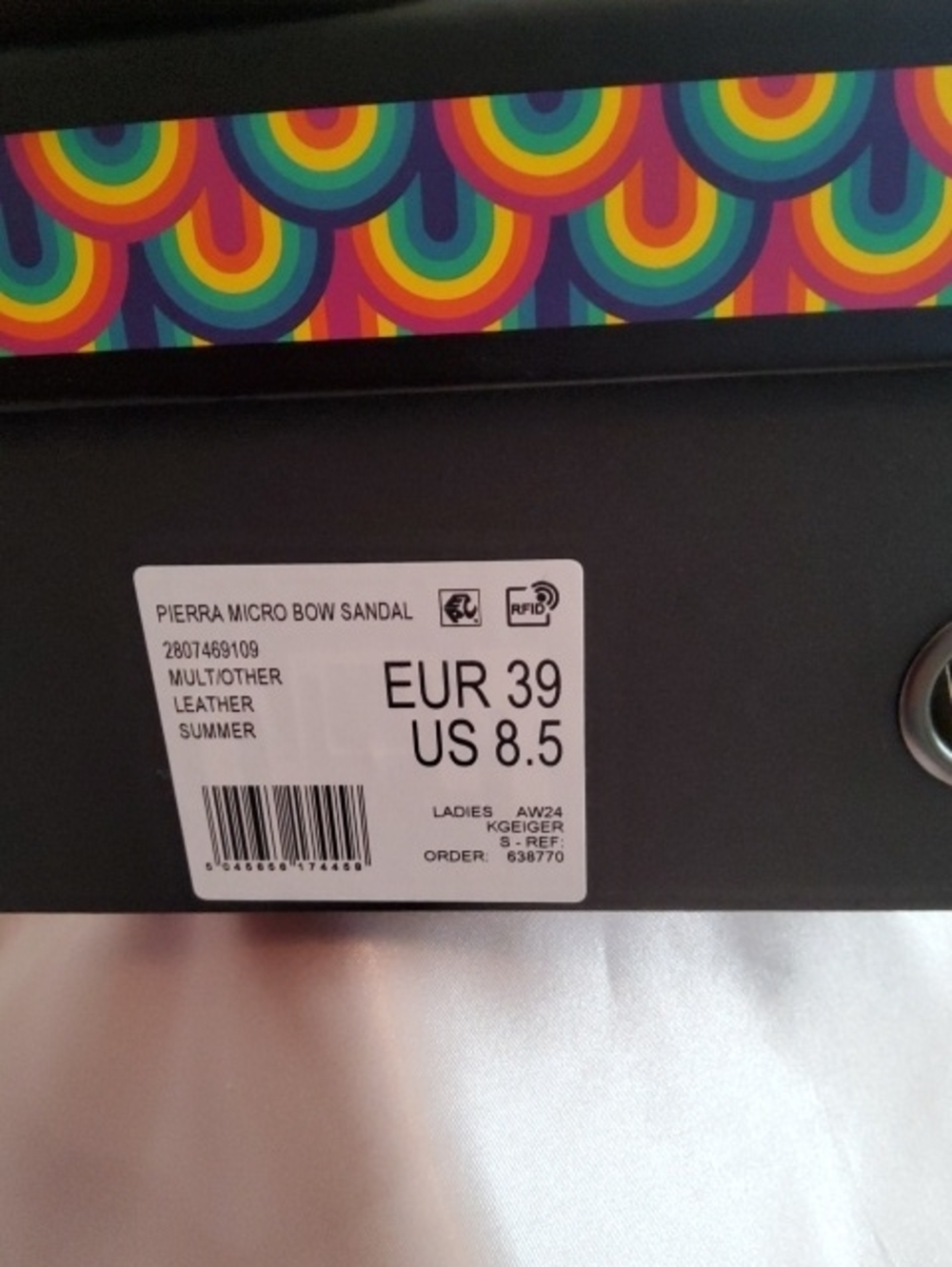 Kurt Geiger London Multi Color Sandals. - Picture 8 of 8